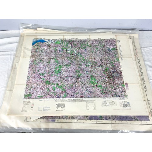 81 - VERY LARGE SELECTION OF ORDNANCE SURVEY / REFERENCE MAPS  MANY ONE INCH TO A MILE SCALE