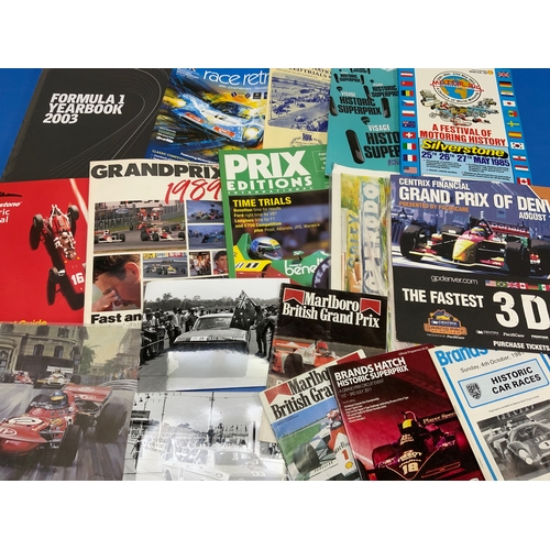 30 - MISC MOTORING EPHEMERA, BOOKLETS PROGRAMMES, MAGS, GAZETTES, A GOOD SORTERS LOT