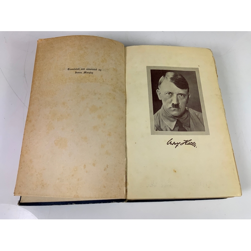 15 - HITLER: 'MEIN KAMPF'. TWO VOLS. IN ONE. UNEXPURGATED ED. 40 THOUSAND. HURST AND BLACKETT, LONDON, LI... 