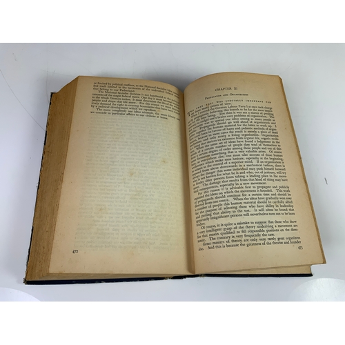 15 - HITLER: 'MEIN KAMPF'. TWO VOLS. IN ONE. UNEXPURGATED ED. 40 THOUSAND. HURST AND BLACKETT, LONDON, LI... 