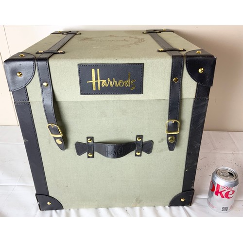 371 - THREE HARRODS BOXES/HAMPERS