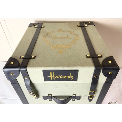 371 - THREE HARRODS BOXES/HAMPERS