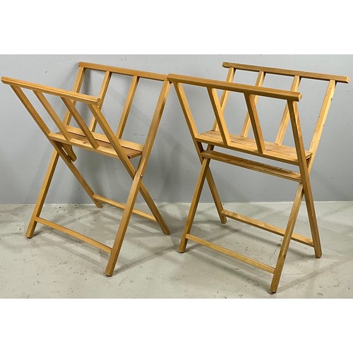 412 - TWO ART / PICTURE / PRINT RACKS / BROWSERS