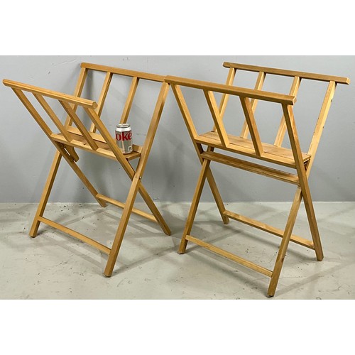 412 - TWO ART / PICTURE / PRINT RACKS / BROWSERS