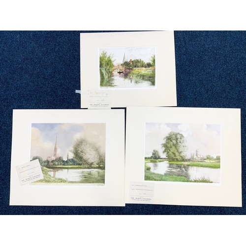 38 - PORTFOLIO OF CATHEDRAL ETCHINGS BY CECIL TATTON WILLIAMS & E SHARLAND