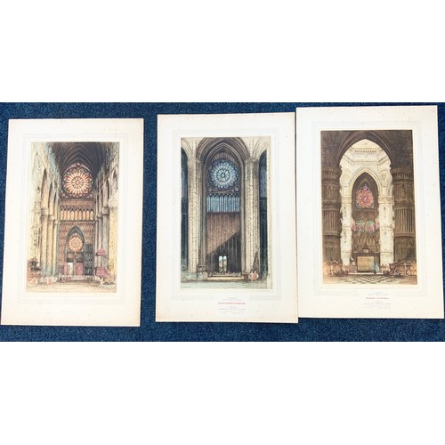 38 - PORTFOLIO OF CATHEDRAL ETCHINGS BY CECIL TATTON WILLIAMS & E SHARLAND