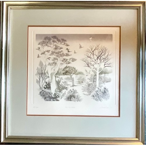 50 - ANNA PUGH , FOUR LTD EDITION PRINTS TITLED ‘ WINTER LANDSCAPE ‘ 40/200, ‘ NEW YEARS EVE’ 40/200, ‘ L... 