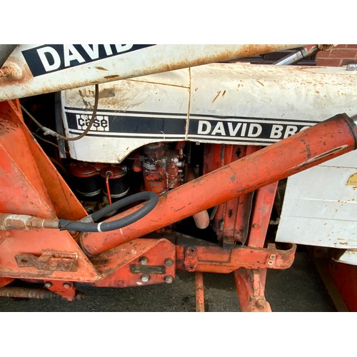 3 - DAVID BROWN 885 TRACTOR AND ACCESSORIES