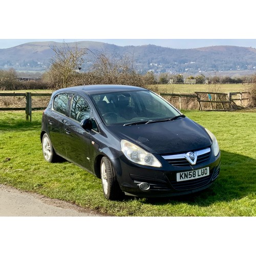 1 - 2008 VAUXHALL CORSA KN58 LUO 1.2i 16V DESIGN 5 DOOR HATCHBACK, MOT expired August 2021, mileage at p... 