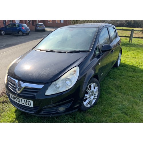 1 - 2008 VAUXHALL CORSA KN58 LUO 1.2i 16V DESIGN 5 DOOR HATCHBACK, MOT expired August 2021, mileage at p... 