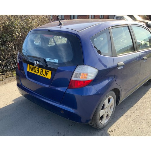 2 - HONDA JAZZ I-VTEC SE 5 DOOR PETROL HATCHBACK 1.2L VN09 BJF, MOT expired 9th November 2023, mileage a... 