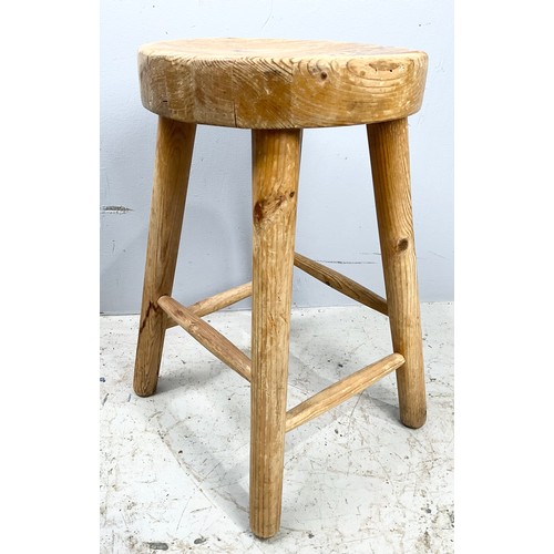 721 - VINTAGE KITCHEN STOOL 26cm. 44cm TALL