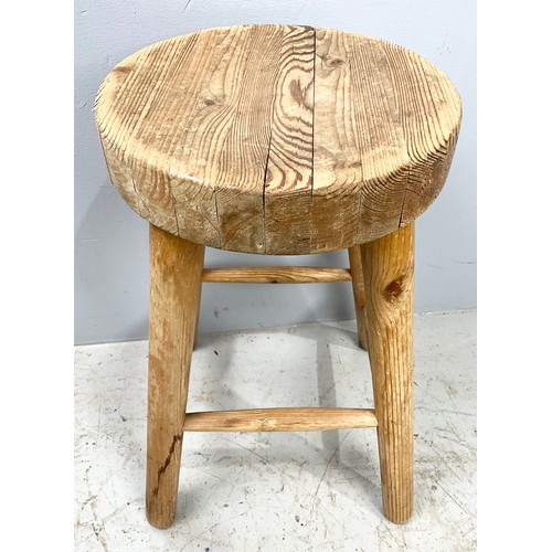 721 - VINTAGE KITCHEN STOOL 26cm. 44cm TALL