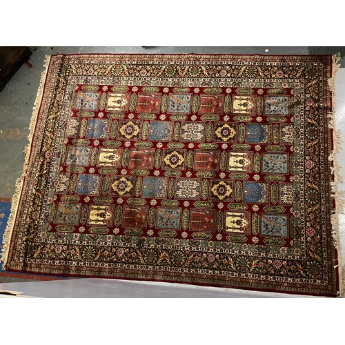 773 - HUGE GOOD QUALITY MULTI COLOURED RUG / CARPET 440cm x 350cm