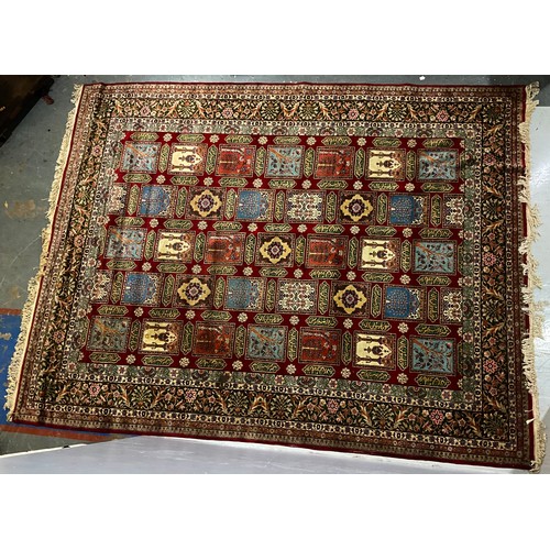 773 - HUGE GOOD QUALITY MULTI COLOURED RUG / CARPET 440cm x 350cm