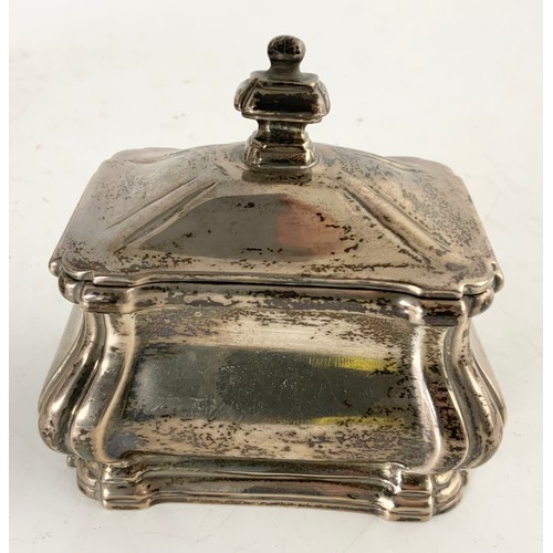 302 - HALLMARKED SHEFFIELD 1898 SUGAR BOX  271g