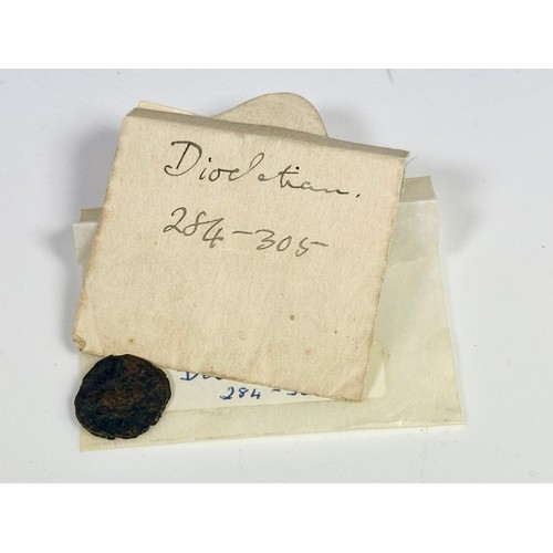 347 - QTY. COINS AND TOKENS INCLUDING GREEK AND ROMAN COINS AND TRADE TOKENS