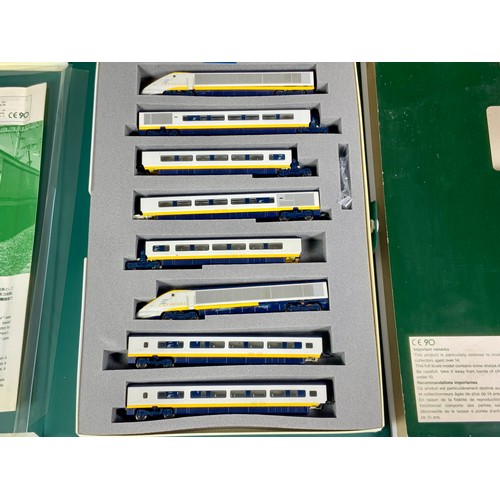 KATO N GAUGE BOXED 10-327 EUROSTAR 8 CAR SET WITH PAPERWORK, PLUS A 10 ...