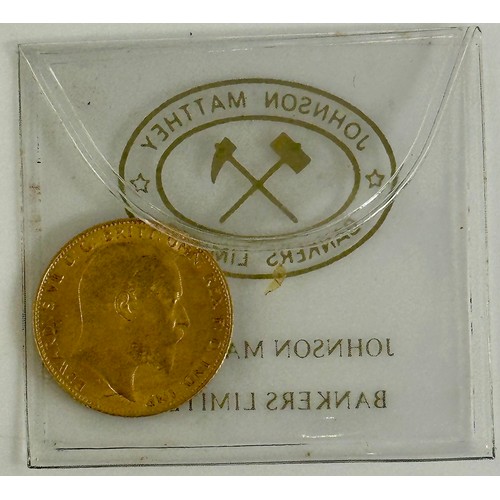 257 - 1909 GOLD SOVEREIGN