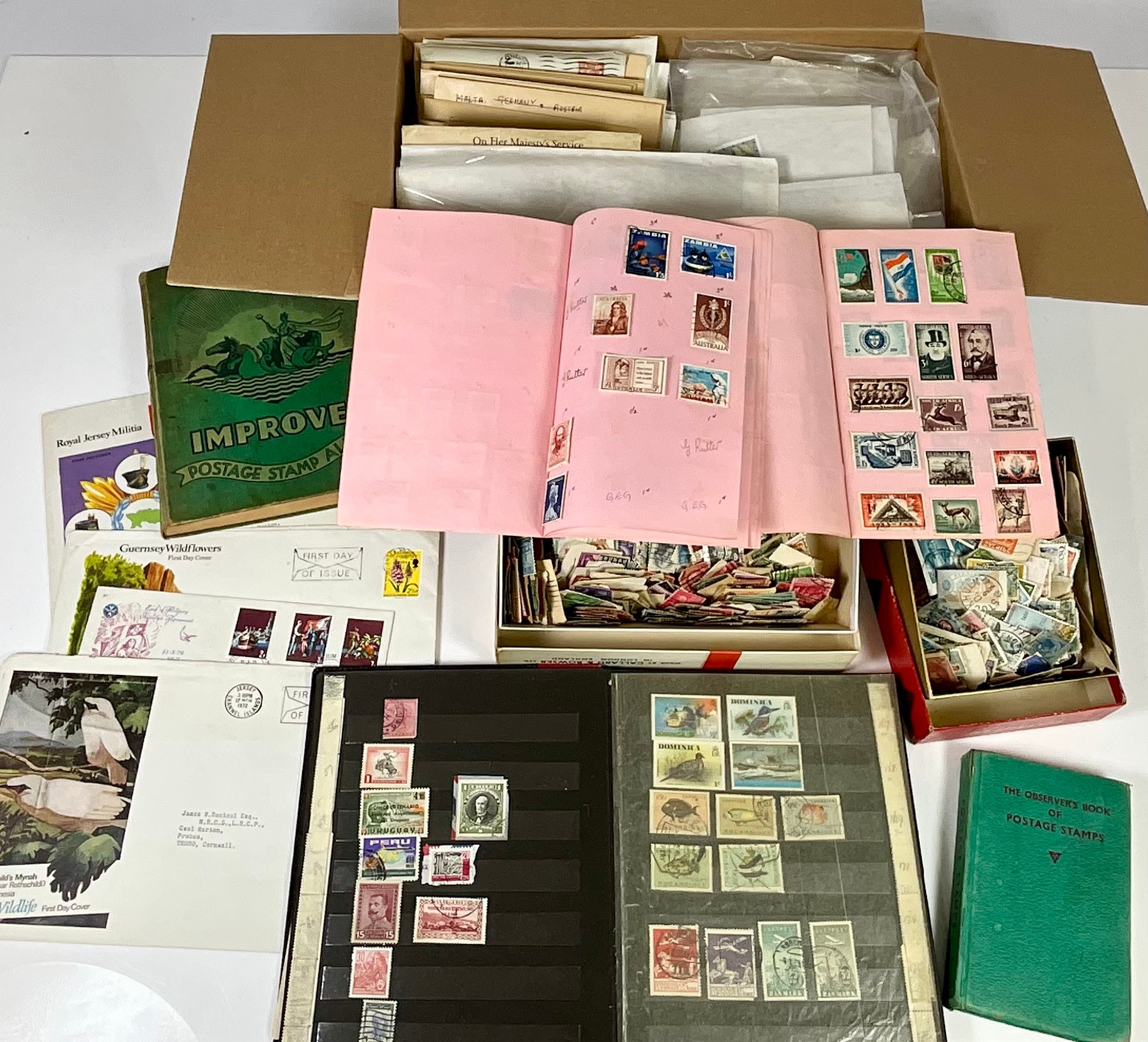 STAMP INTEREST, A SELECTION OF SORTERS DELIGHT, PACKETS & ENVELOPES OF ...