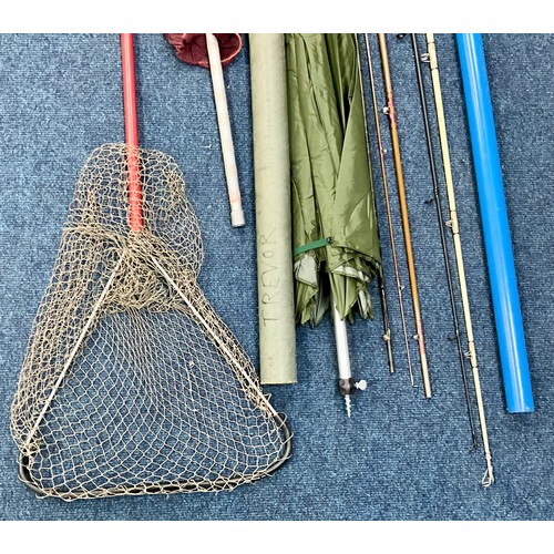 FOUR USED FISHING RODS WITHOUT BAGS INC. NGT, SHAKESPEARE AND HORIZON ...