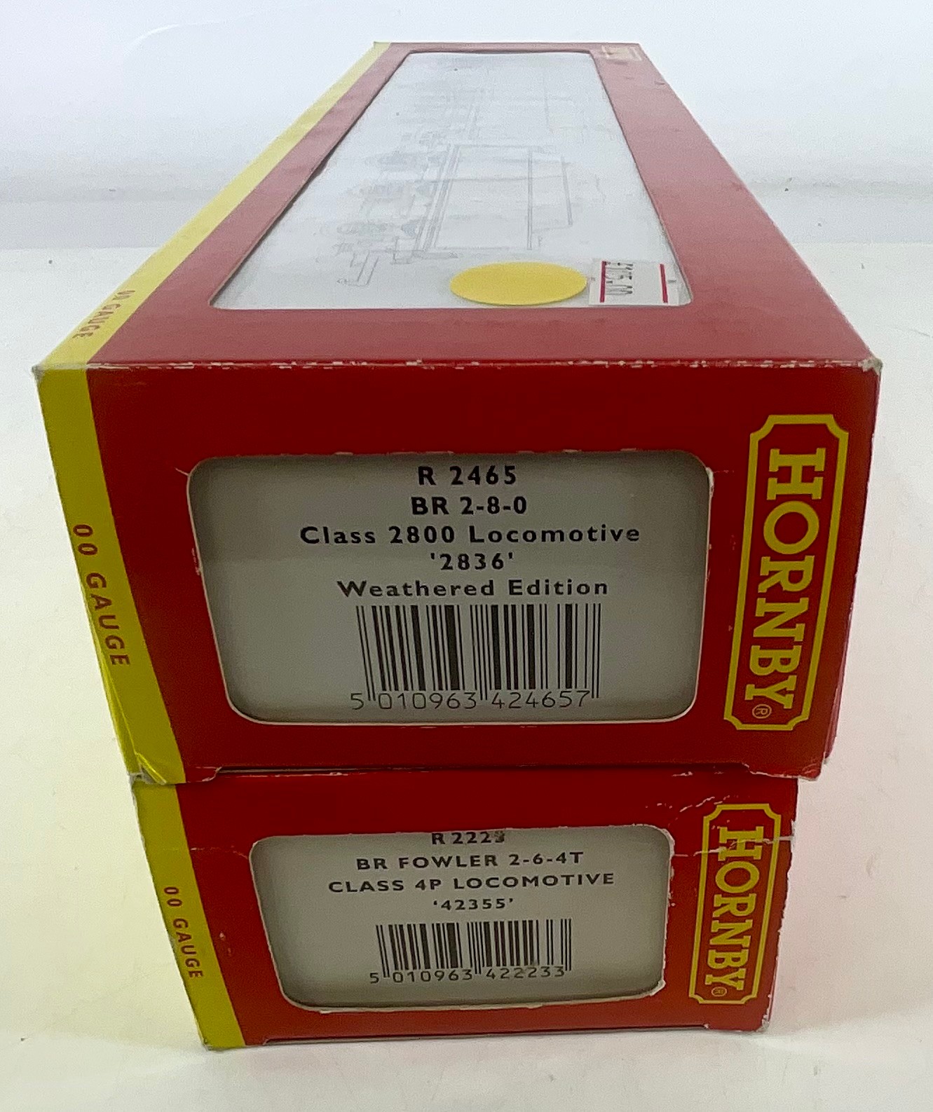 HORNBY, (CHINA) 2 BOXED MODELS, R2233 BR FOWLER 2-6-4T 4P 42355 & GWR ...