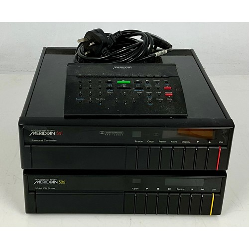 BOOTHROYD STUART MERIDIAN 506 20-BIT CD PLAYER, MERIDIAN 501 SURROUND ...