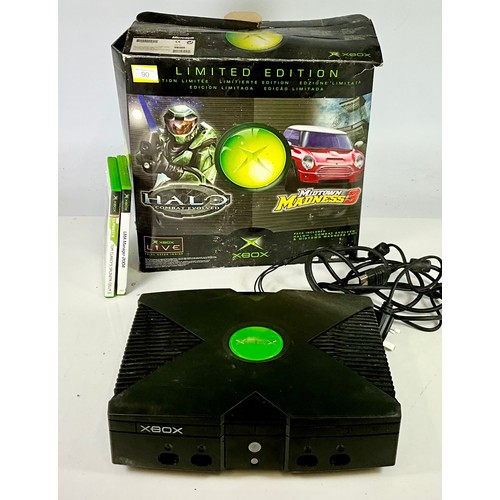XBOX CONSOLE LIMITED EDITION WITH POOR BOX