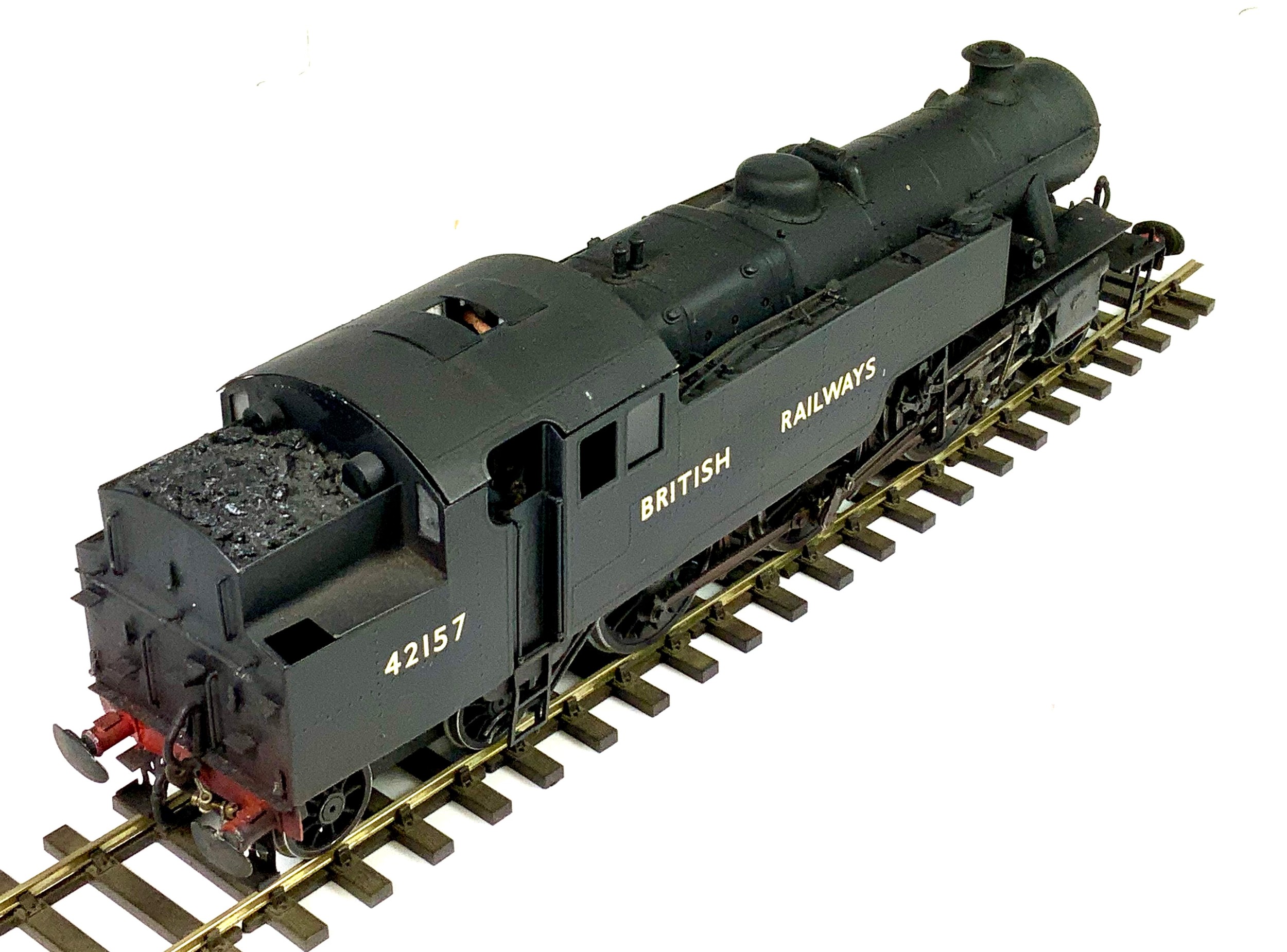 -0 GAUGE, LMS 4P, BR FAIRBURN 2-6-4 TANK LOCOMOTIVE, 42157 IN BR BLACK ...