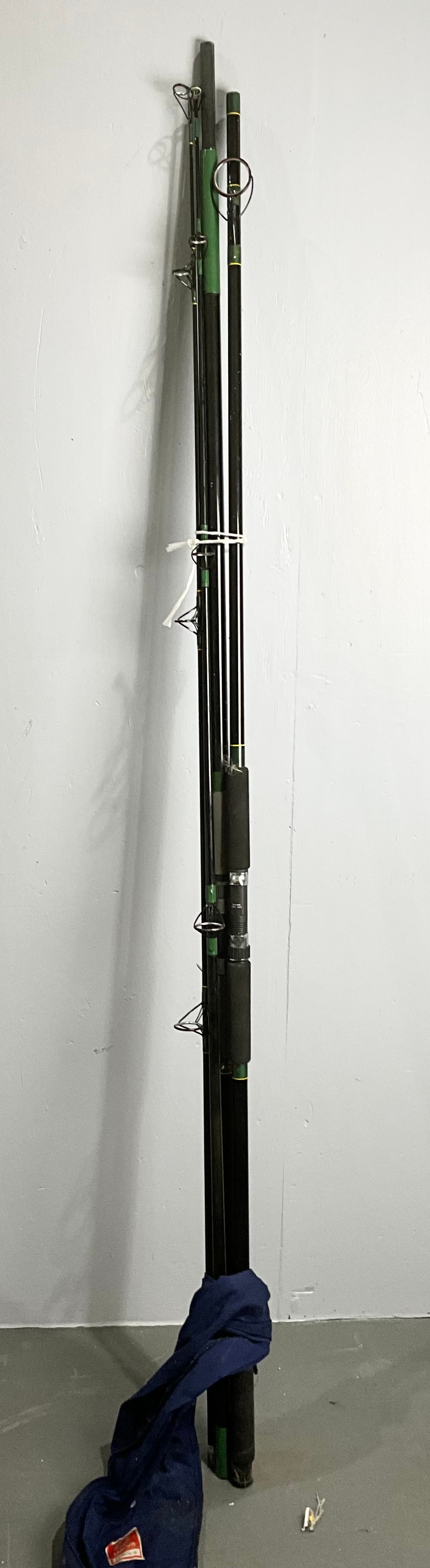 TWO DIAWA CARBON PAUL KERRY SUPERCAST 12ft FISHING RODS
