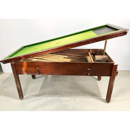 OAK AND SLATE BAR BILLIARDS TABLE BY CLARE & CO, LIVERPOOL COMPLETE ...