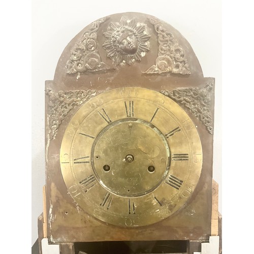 18TH CENTURY WELSH LONG CASE CLOCK WITH BRASS ENGRAVED DIAL BY JOHN ...