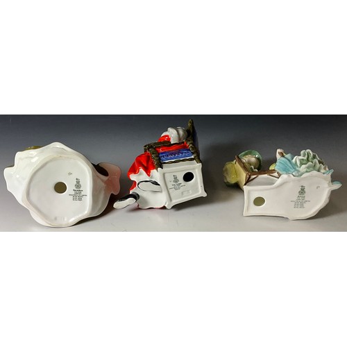 114 - THREE ROYAL DOULTON FIGURINES - THE JUDGE HN 2443, GERALDINE HN 2348 AND ASCOT HN 2356