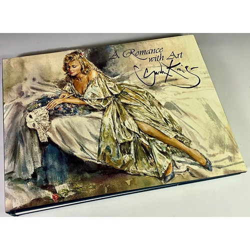 80 - ILLUSTRATION BOOK GORDON KING - A ROMANCE WITH ART SIGNED BY THE ARTIST