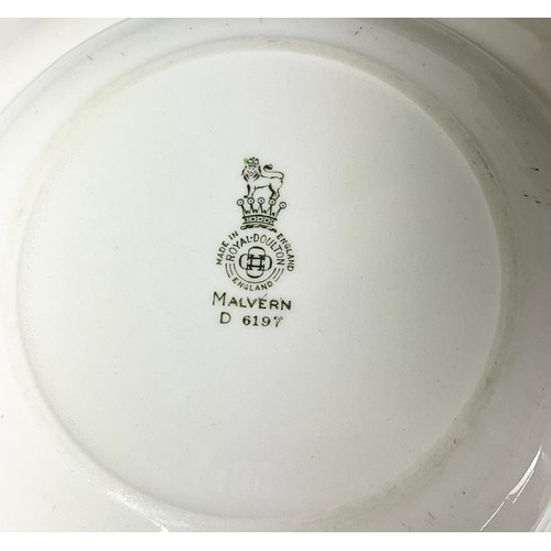 155 - TWO TRAYS OF ROYAL DOULTON MALVERN PATTERN D6197 TABLE WARE