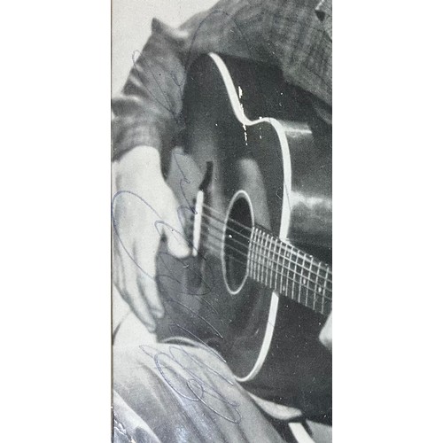 59 - SIGNED ELVIS PRESLEY FRAMED PHOTOGRAPH.  PURCHASED IN 1999 FROM FRASERS AUTOGRAPHS, LONDON FOR £1325... 