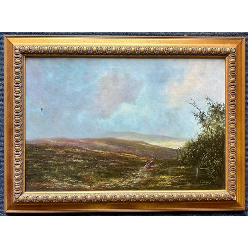 20 - RAYMOND WITCHARD (1928-2011), 2, OILS ON CANVAS (A/F) EACH DEPICTING A RURAL SCENE, APPROX. 76 X 52 ... 