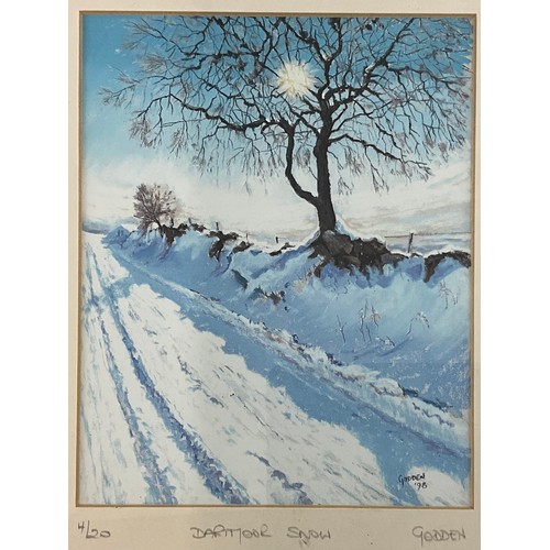 25 - SMALL OIL ON BOARD DEPICTING A DUTCH SCENE Approx. 15 x 21cm, A MICK GILMORE PASTEL AND TWO GODDEN P... 