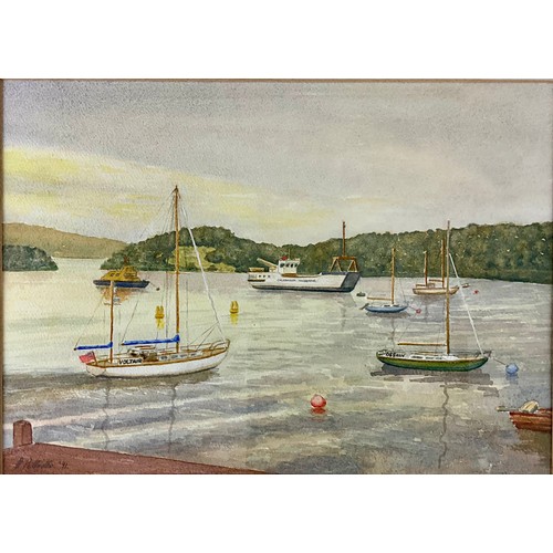 31 - DENIS PALLISTER - WATERCOLOURS, EILEAN DONAN CASTLE AND A LOCH SCENE
Approx. 25 x 35cm