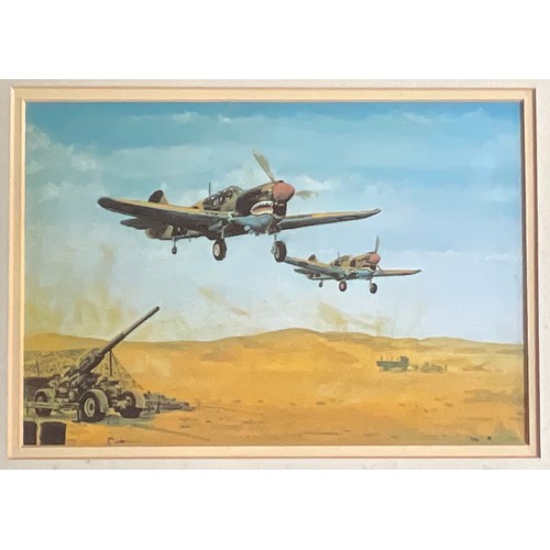 54 - GERALD COULSON (1926 - 2021) FRAMED PRINT GUARDIAN SPIRIT #633/850 WITH ARTIST PROOF STAMP Approx. 7... 