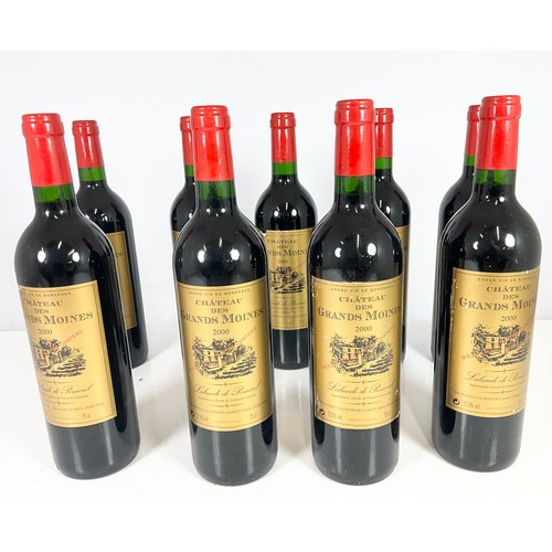 9 BOTTLES CHATEAU DES GRANDS MOINS LELANDE DE POMEROL 2000