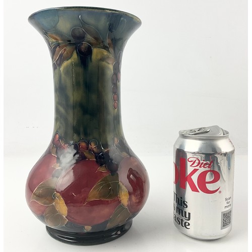 16 - EARLY MOORCROFT POTTERY LARGE VASE DECORATED IN THE POMEGRANATE PATTERN 24cm WITH BURSLEM BACKSTAMP ... 