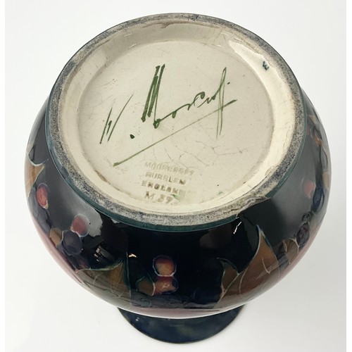 16 - EARLY MOORCROFT POTTERY LARGE VASE DECORATED IN THE POMEGRANATE PATTERN 24cm WITH BURSLEM BACKSTAMP ... 