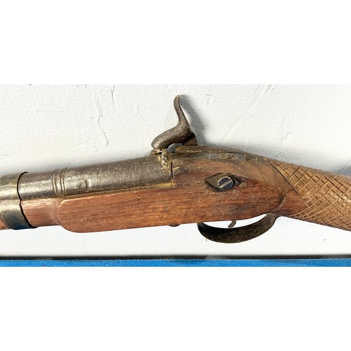 33 - BLACK POWDER HAMMER GUN 121cm