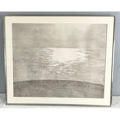 5 - EDWARD MIDDLEDITCH RA (BRITISH 1923-1987), CHARCOAL, ‘SEASCAPE DORSET’ / ‘DORSET DRAWING (2)’ 1975, ... 