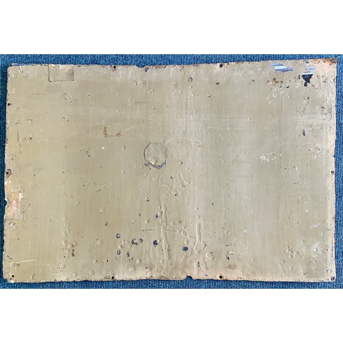  ADVERTISING - AN EARLY TO MID 20TH CENTURY ENAMEL SIGN, THE PEOPLE, THE POPULAR SUNDAY PAPER, (SMALL... 