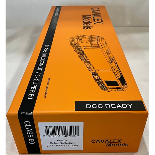  CAVALEX MODELS, BOXED, 00 SCALE, BR CLASS 60, IN COLAS LIVERY, 60076 CM-60076-COLAS, APPEARS UNUSED ... 