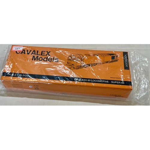  CAVALEX MODELS, BOXED, 00 SCALE, BR CLASS 60, IN COLAS LIVERY, 60076 CM-60076-COLAS, APPEARS UNUSED ... 
