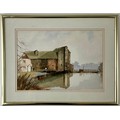 GEOFF BARTLETT (BRITISH 20TH CENTURY), BICKLEY MILL WATERCOLOUR. SIGNED ...