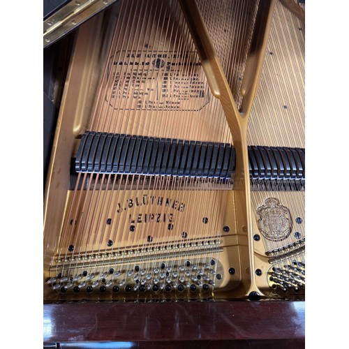 200 - Blüthner (c1898)
A 190cm grand piano in a rosewood case. This instrument has been restored and refin... 